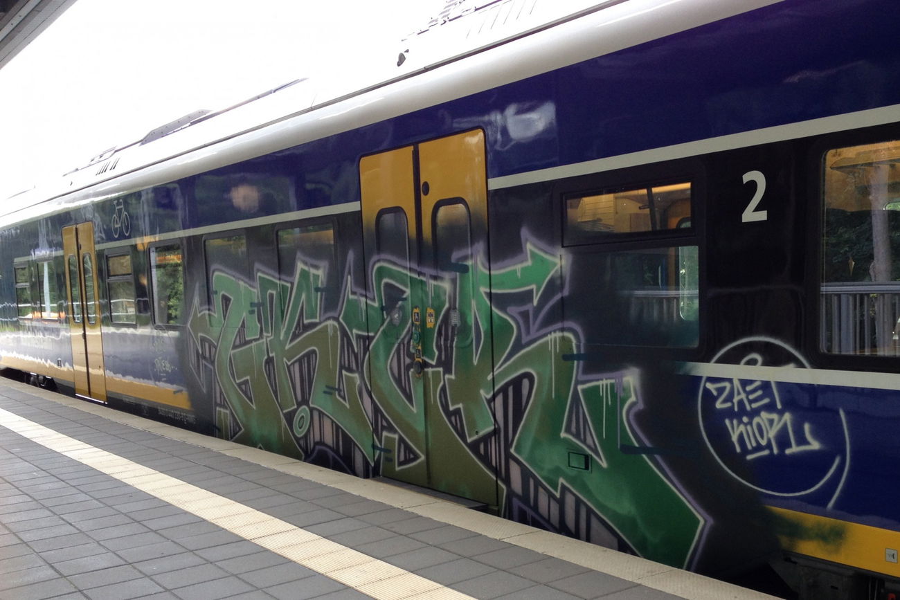 Graffiti Train - Photo by ZUGZWANG (2017)