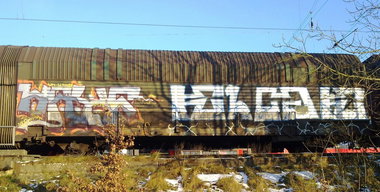 Graffiti Train - Photo by ZUGZWANG - bremerhaven