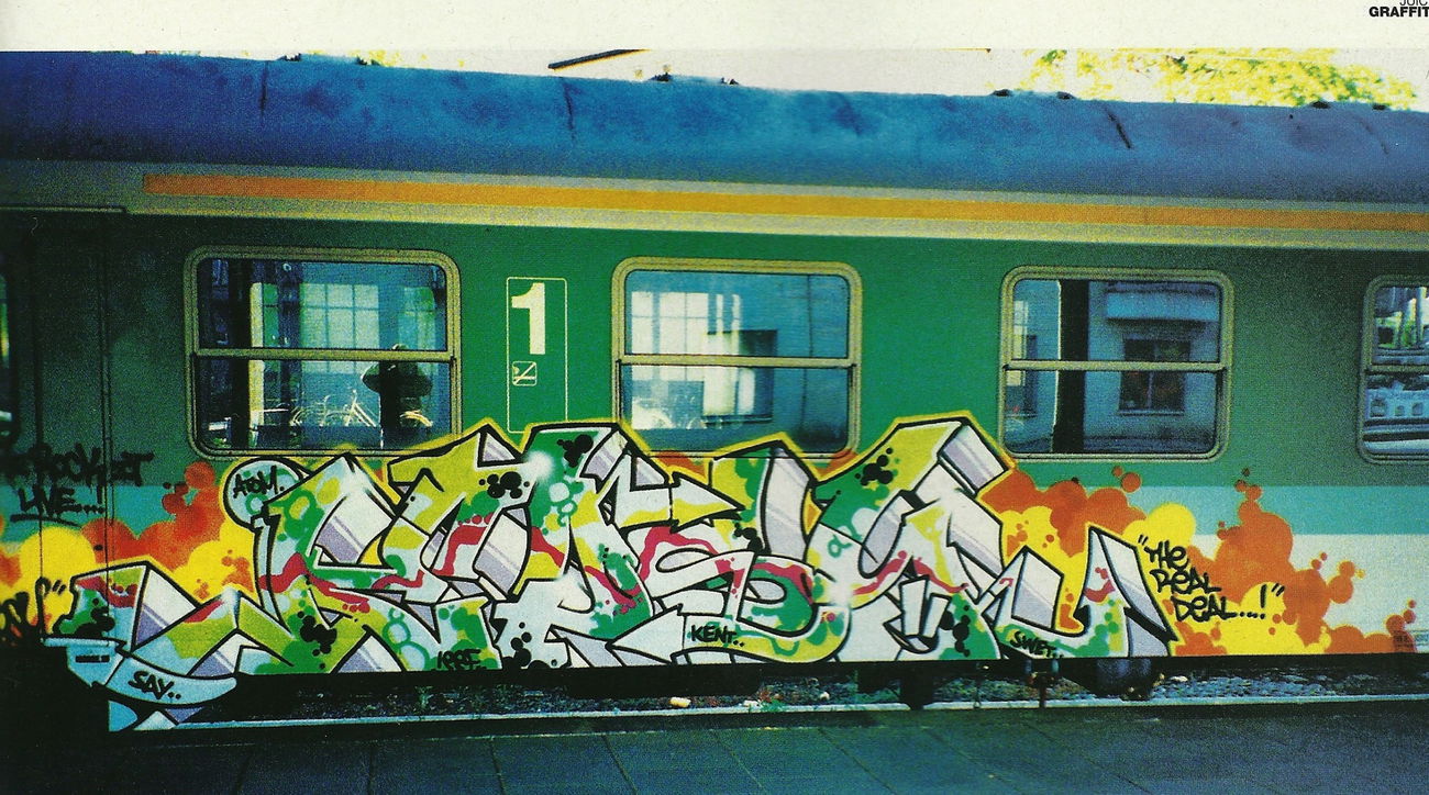 Graffiti Train - Photo by ZUGZWANG - jepsy, trd