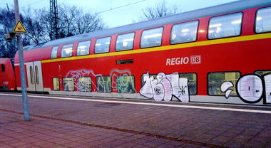 Graffiti Train - Photo by ZUGZWANG - bremerhaven (2016)