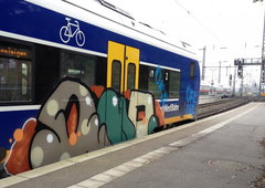 Graffiti Train - Photo by ZUGZWANG (2017)