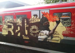 Graffiti Train - Photo by ZUGZWANG - rage, dsf, hamburg