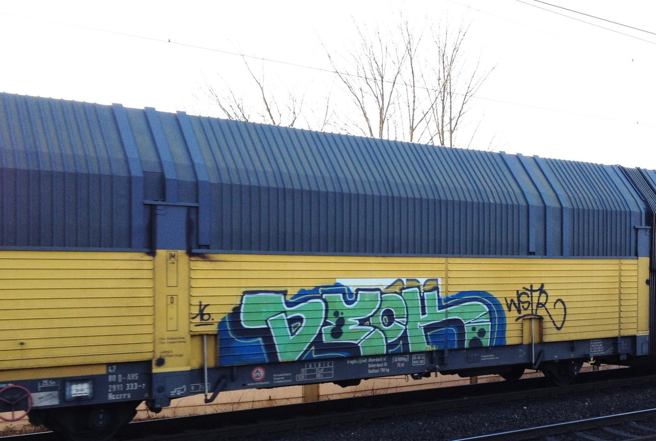 Graffiti Train - Photo by ZUGZWANG - deok