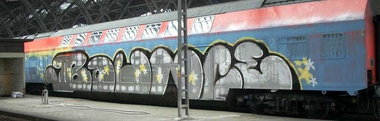 Graffiti Train - Photo by ZUGZWANG