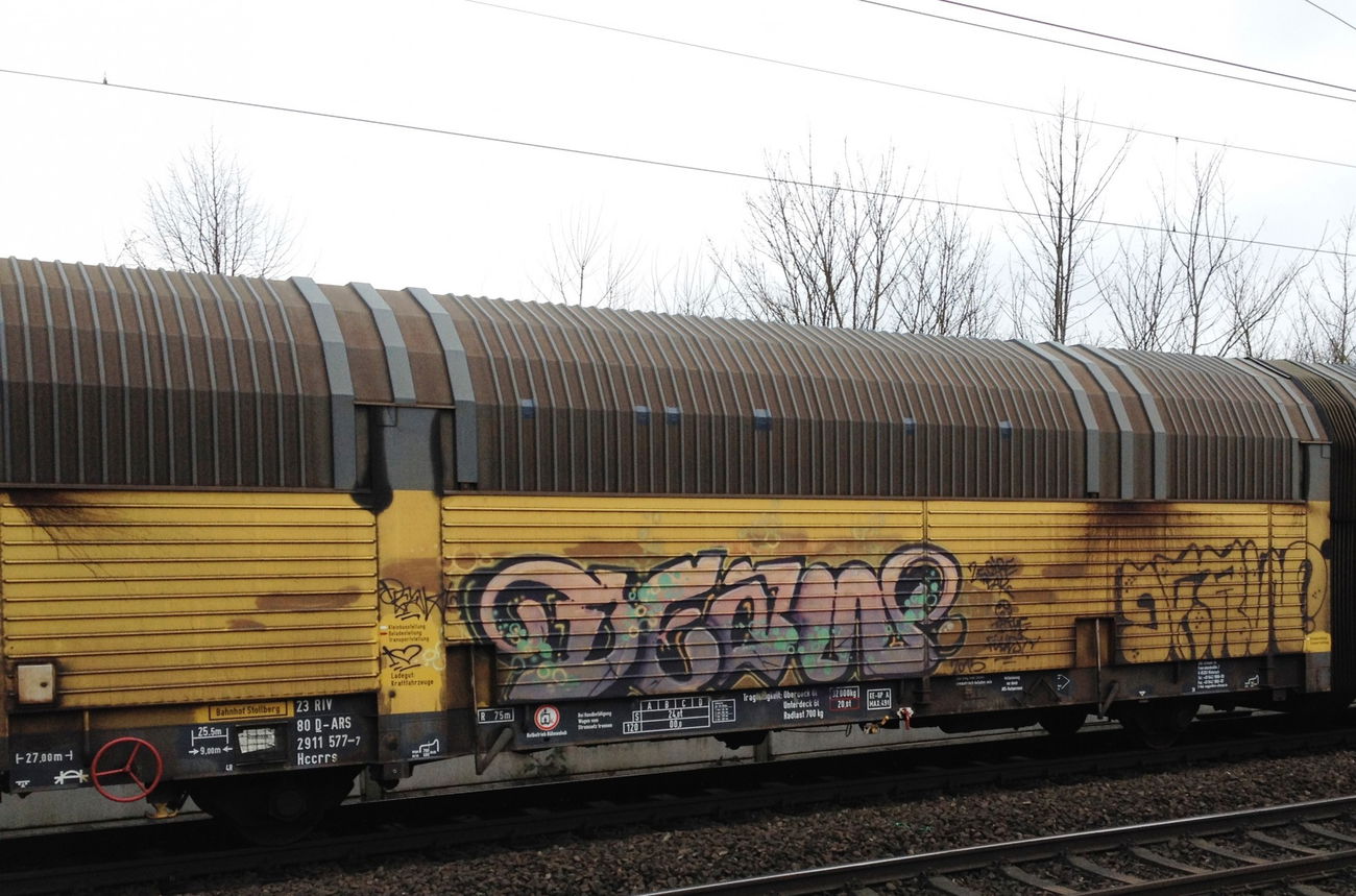 Graffiti Train - Photo by ZUGZWANG