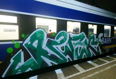 Graffiti Train - Photo by ZUGZWANG - bremen, bremerhaven, oldenburg