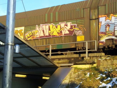 Graffiti Train - Photo by ZUGZWANG - bremerhaven