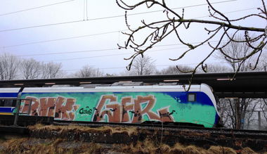 Graffiti Train - Photo by ZUGZWANG - rmk, gfr (2018)