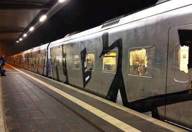 Graffiti Train - Photo by ZUGZWANG - mnz, ilt, abs (2018)