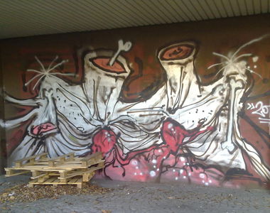 Graffiti Bombing - Photo by ZUGZWANG