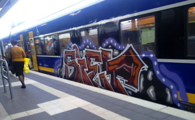 Graffiti Train - Photo by ZUGZWANG - sier (2016)