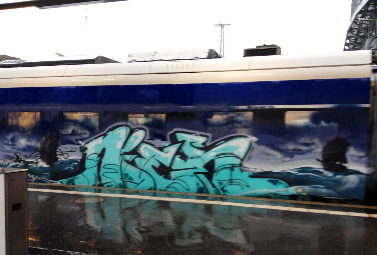 Graffiti Train - Photo by ZUGZWANG - niek (2017)