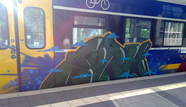 Graffiti Train - Photo by ZUGZWANG (2016)