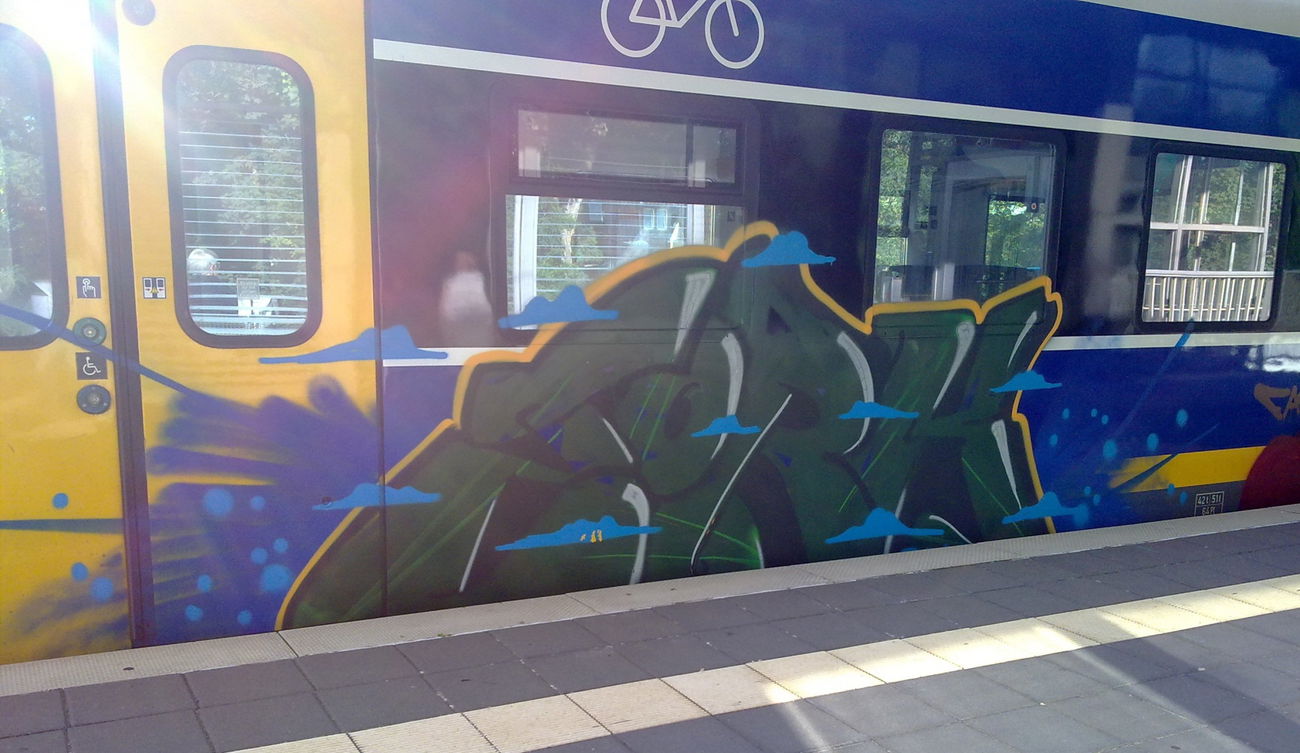 Graffiti Train - Photo by ZUGZWANG (2016)