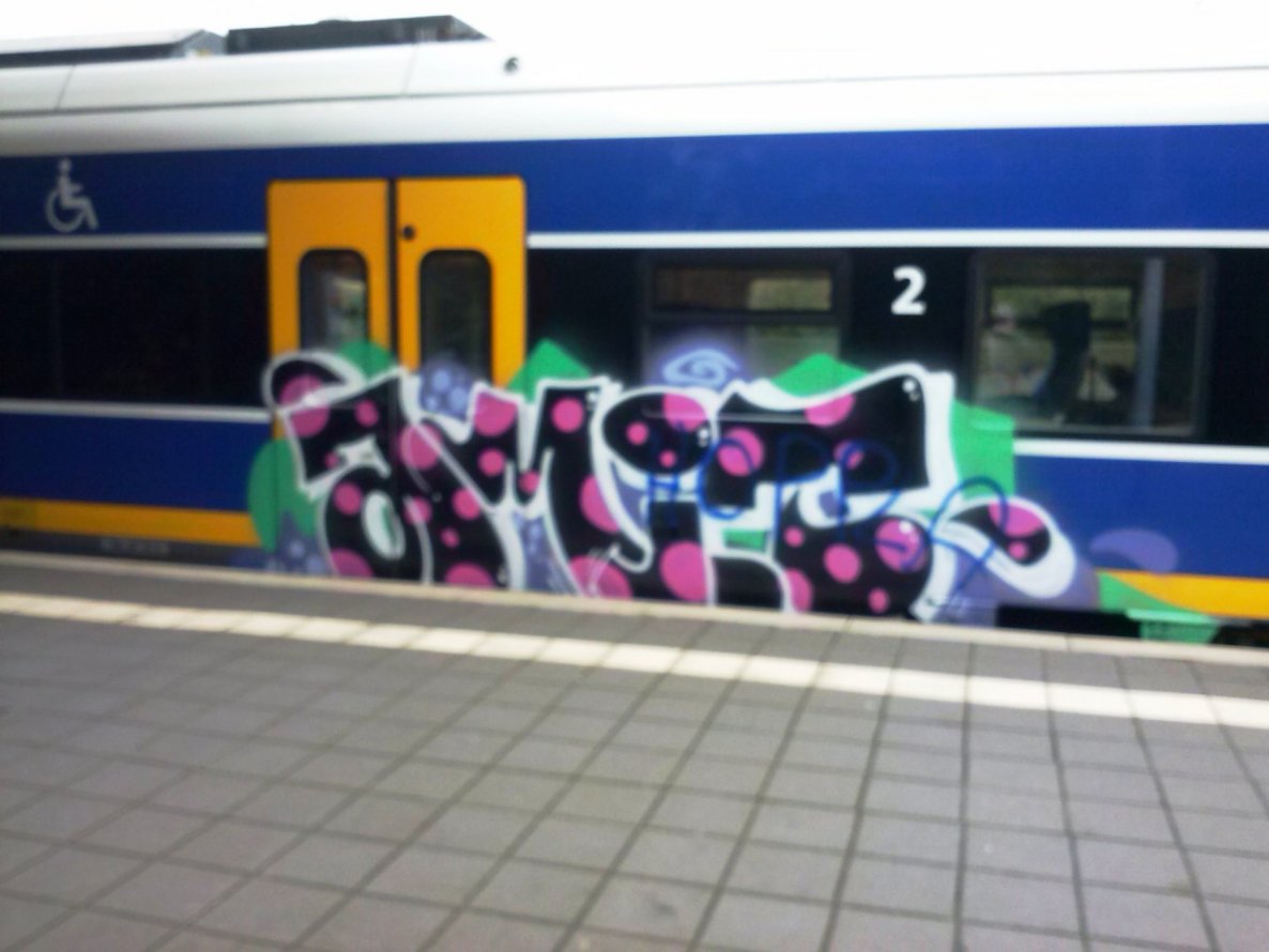 Graffiti Train - Photo by ZUGZWANG - bremerhaven, 27, bremen (2014)