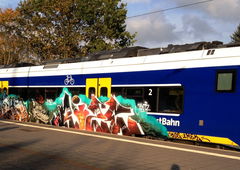 Graffiti Train - Photo by ZUGZWANG - jbcb, rize (2017)