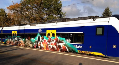 Graffiti Train - Photo by ZUGZWANG - jbcb, rize (2017)