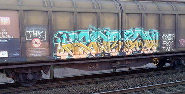 Graffiti Train - Photo by ZUGZWANG - bremerhaven