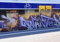 Graffiti Train - Photo by ZUGZWANG - wanted (2017)