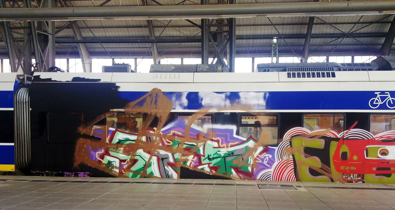 Graffiti Train - Photo by ZUGZWANG (2016)