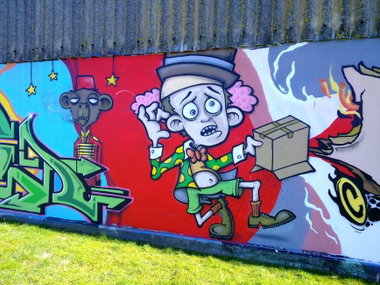 Graffiti Wall - Photo by ZUGZWANG - bremerhaven