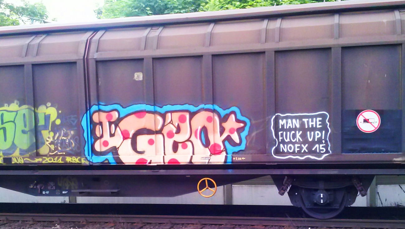 Graffiti Train - Photo by ZUGZWANG - bremerhaven (2015)