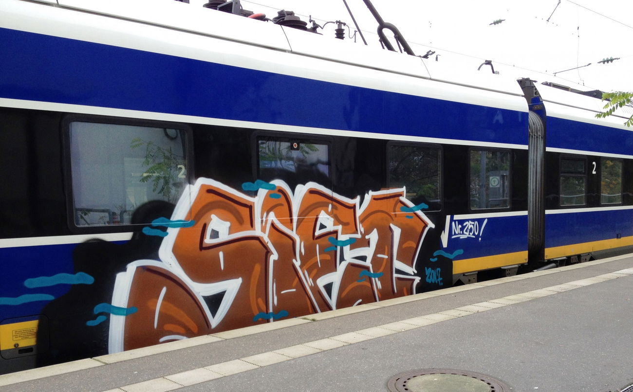 Graffiti Train - Photo by ZUGZWANG - siet (2017)