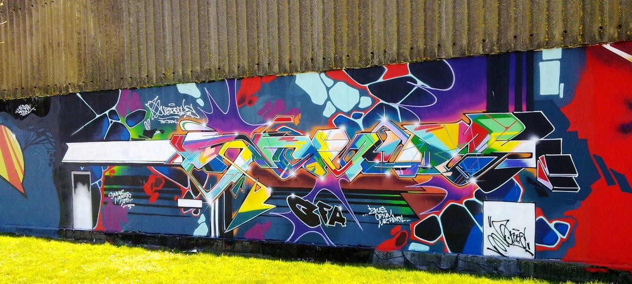 Graffiti Wall - Photo by ZUGZWANG - bremerhaven