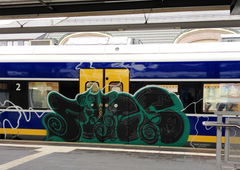 Graffiti Train - Photo by ZUGZWANG (2017)