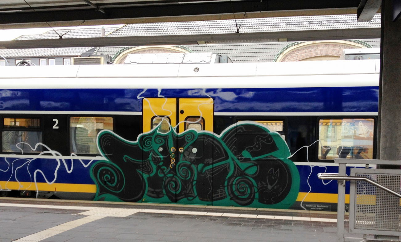 Graffiti Train - Photo by ZUGZWANG (2017)