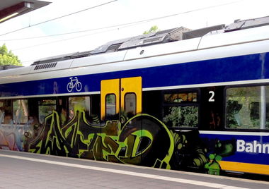 Graffiti Train - Photo by ZUGZWANG - wanted (2018)