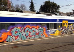Graffiti Train - Photo by ZUGZWANG - siet, skin (2017)