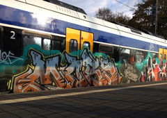 Graffiti Train - Photo by ZUGZWANG - jbcb, rize (2017)