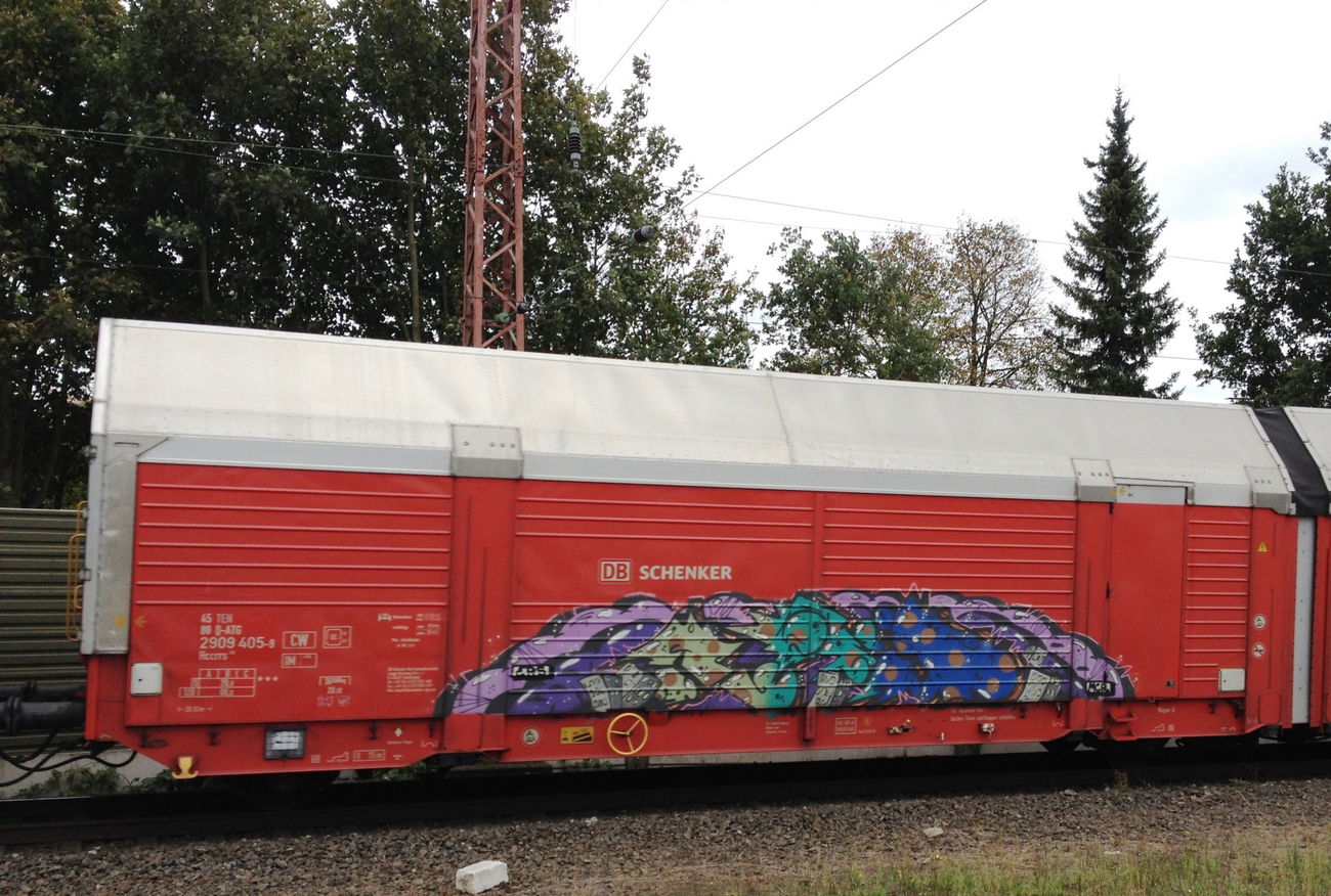Graffiti Train - Photo by ZUGZWANG