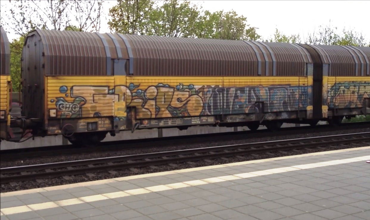 Graffiti Train - Photo by ZUGZWANG