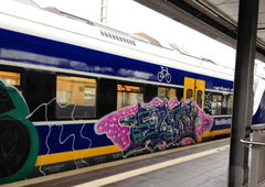 Graffiti Train - Photo by ZUGZWANG (2017)