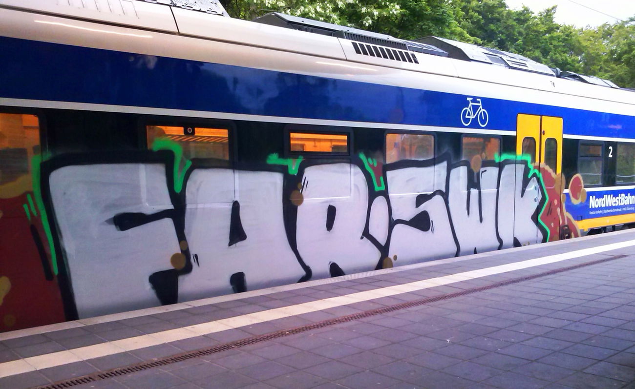 Graffiti Train - Photo by ZUGZWANG - far, swk, bremerhaven (2015)