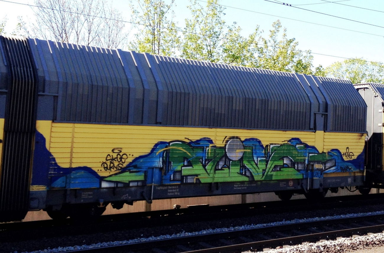 Graffiti Train - Photo by ZUGZWANG