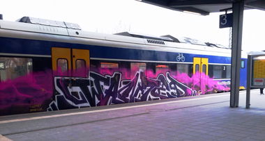 Graffiti Train - Photo by ZUGZWANG - wanted (2017)