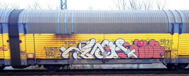 Graffiti Train - Photo by ZUGZWANG - bremerhaven
