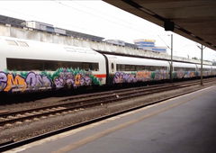 Graffiti Train - Photo by ZUGZWANG - ice, end2end