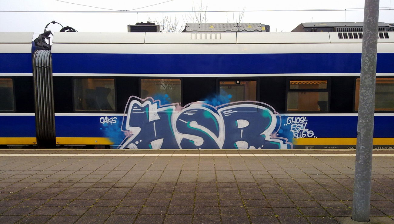Graffiti Train - Photo by ZUGZWANG - hsr (2016)