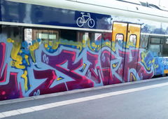 Graffiti Train - Photo by ZUGZWANG - swk