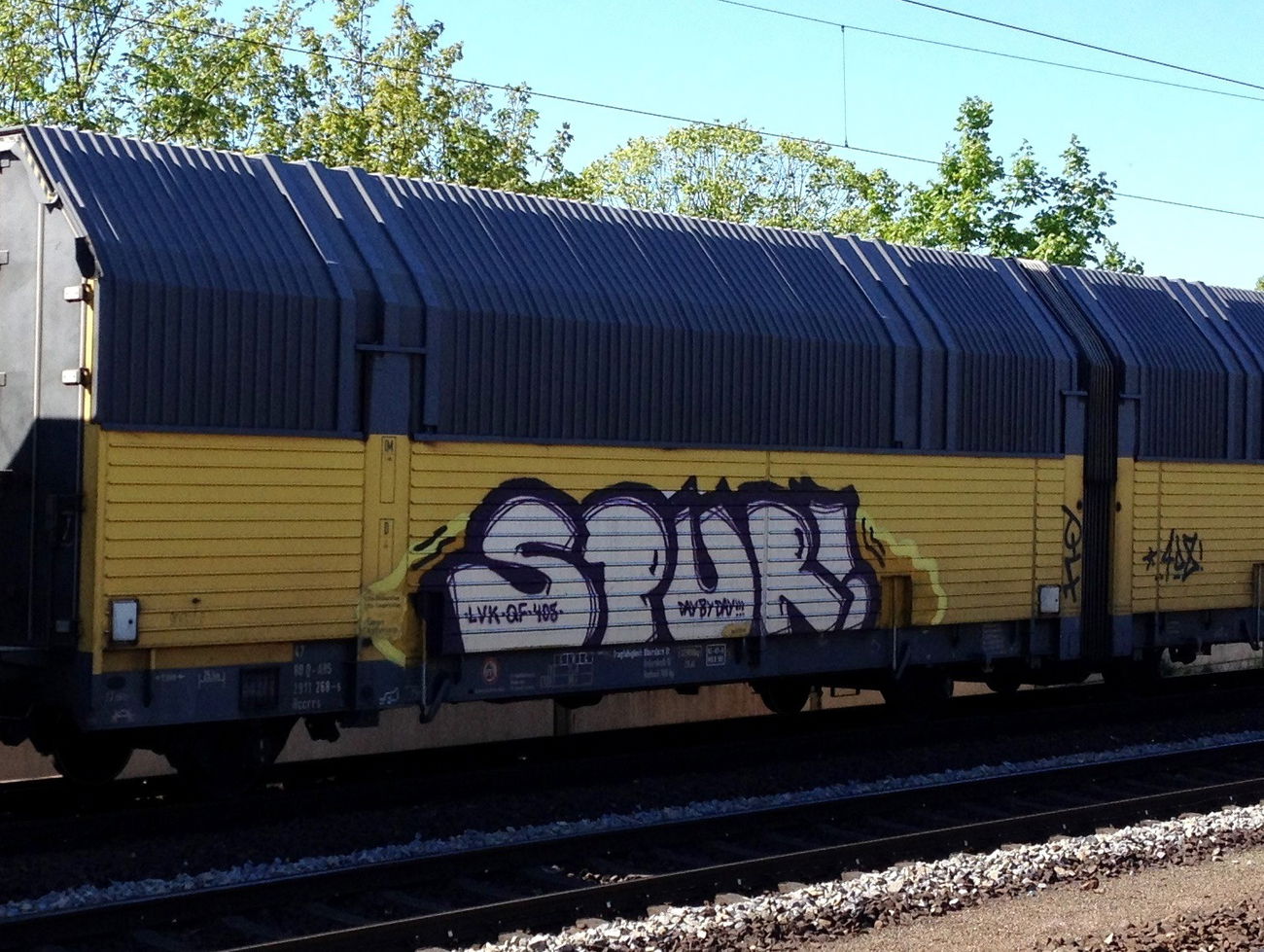 Graffiti Train - Photo by ZUGZWANG - spur