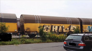 Graffiti Train - Photo by ZUGZWANG - chile