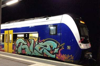 Graffiti Train - Photo by ZUGZWANG - rlz (2017)