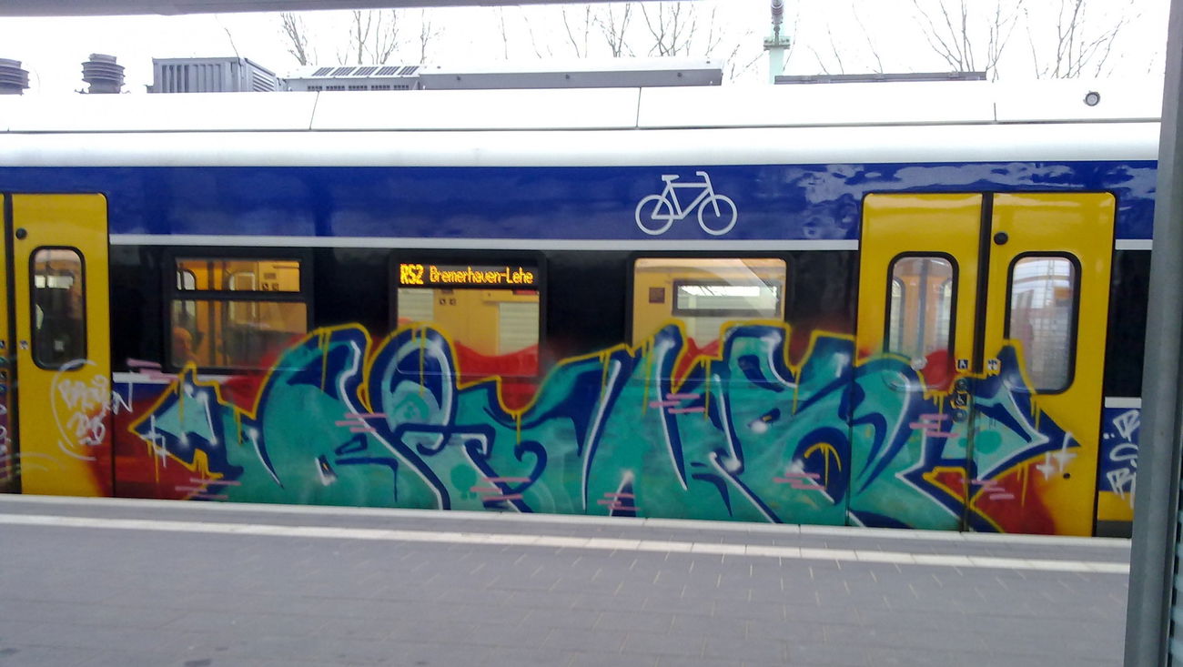 Graffiti Train - Photo by ZUGZWANG (2017)