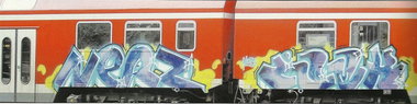 Graffiti Train - Photo by ZUGZWANG - nerz, isek