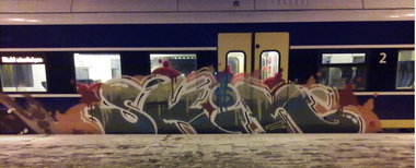Graffiti Train - Photo by ZUGZWANG - skin, bremerhaven, 27 (2015)