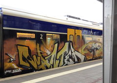 Graffiti Train - Photo by ZUGZWANG - wanted (2017)